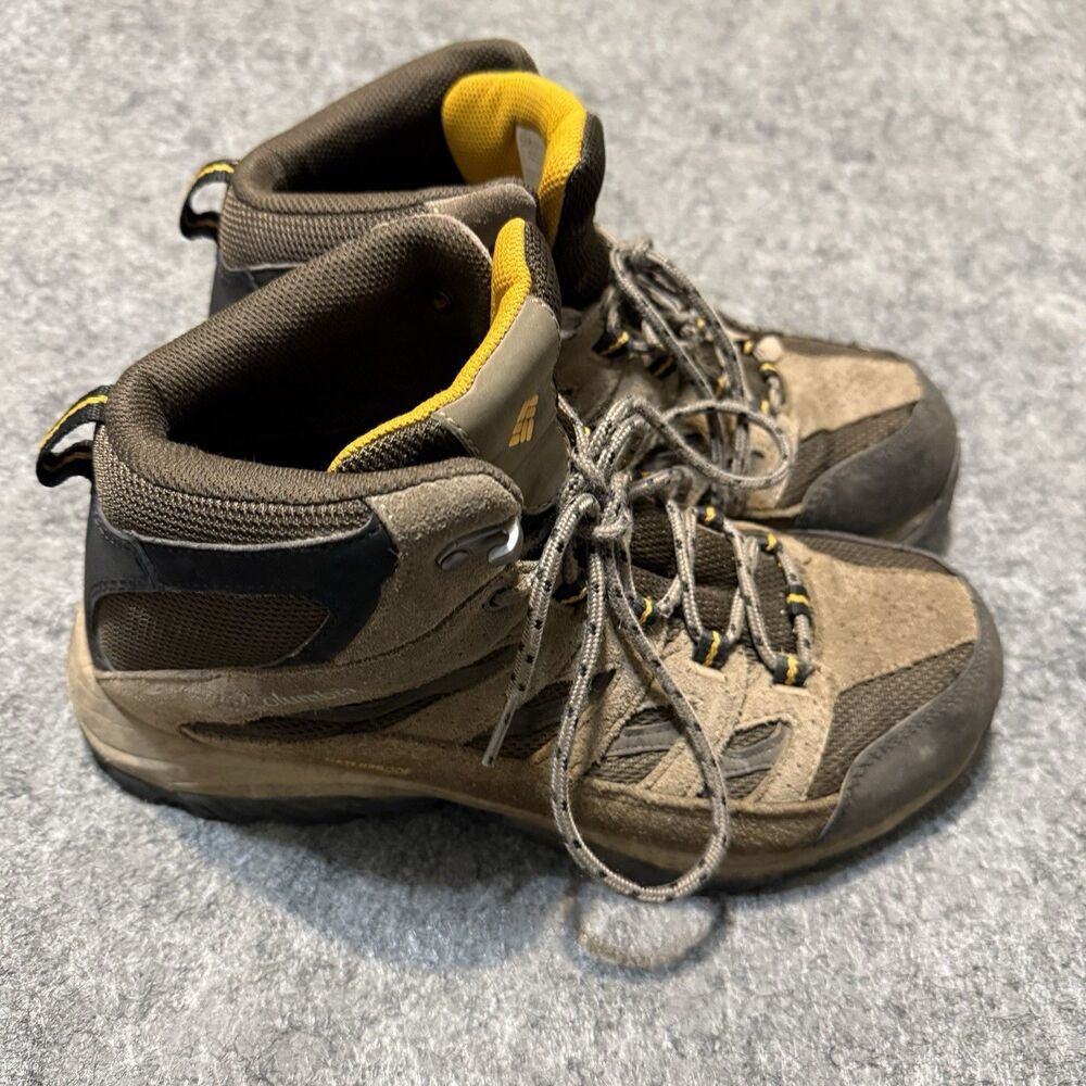 Columbia Crestwood Mid Waterproof Hiking Boots Mens 10 Suede Trail Shoes